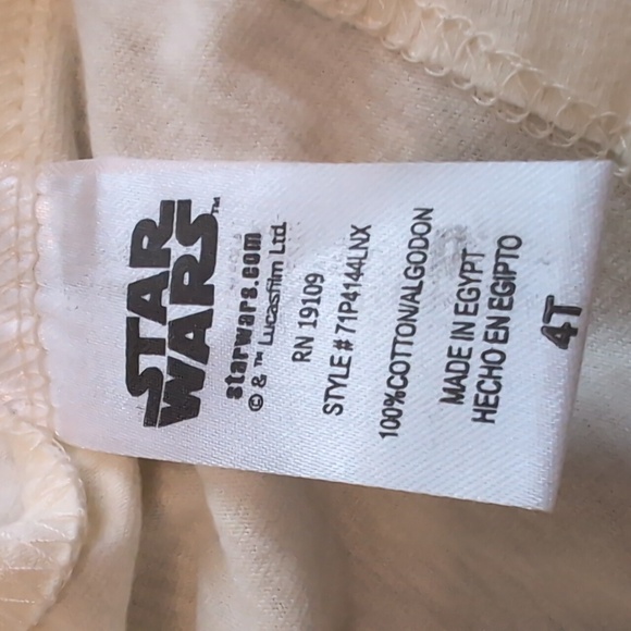 Star Wars 4t Outfit Halloween Theme 2pc - Picture 5 of 15